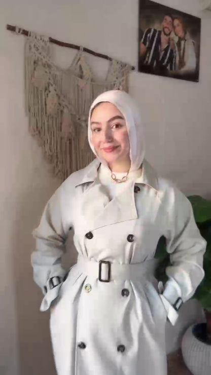 Fully Lined Trench Dress